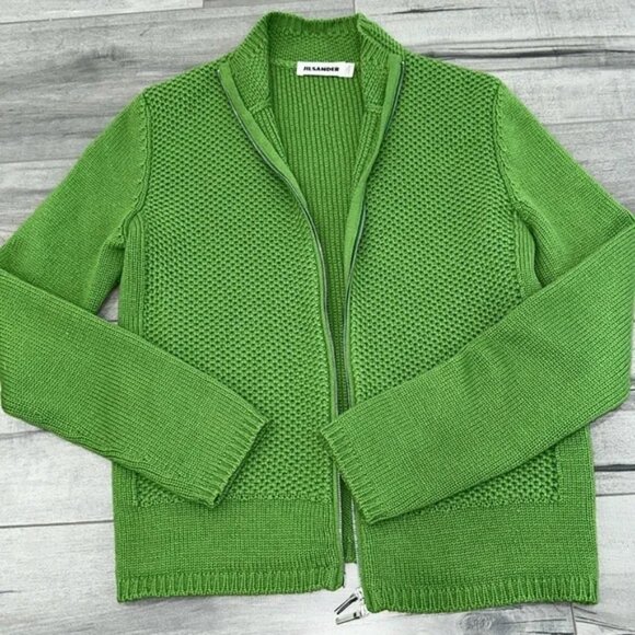 Jil Sander Cashmere zip-up sweater - Picture 1 of 6